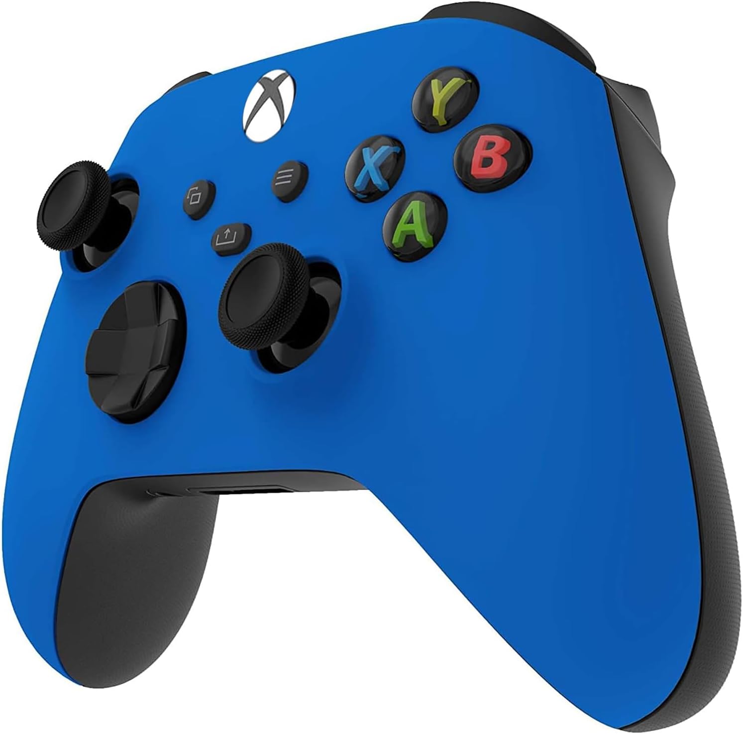Angle. Custom Controllerzz - Custom Wireless Controller for Xbox Series X|S, Xbox One, & PC - Blue.