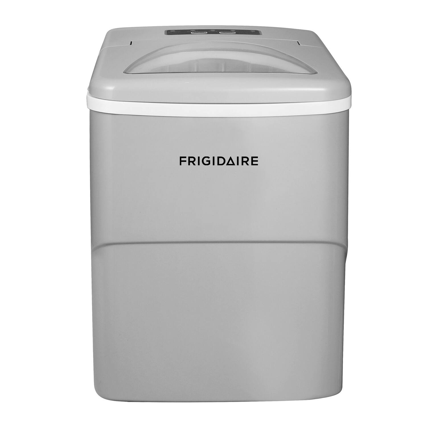 Alt View 1. Frigidaire - Frigidaire Efic108-silver Compact Ice Maker, 26 Lbs. Per Day - silver.