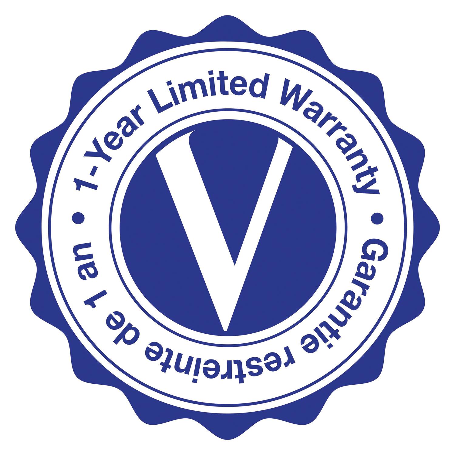 Limited 1-Year Warranty  
1 an de Garantie restreinte