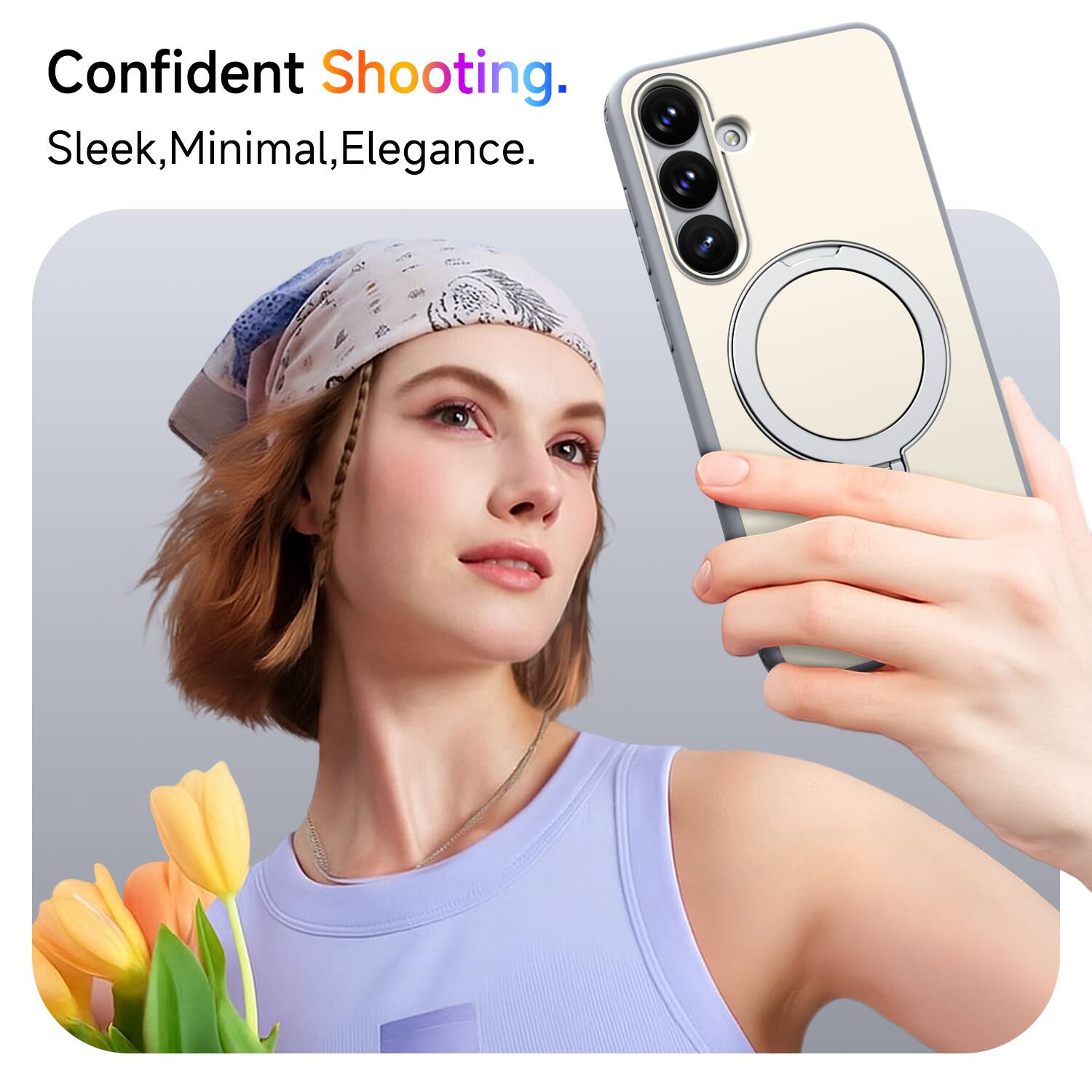 Confident Shooting. Sleek, Minimal, Elegance.