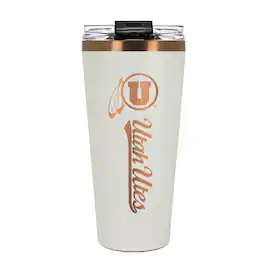 Great American Products - Utah Utes 30oz. Big Slim Tumbler - Cream