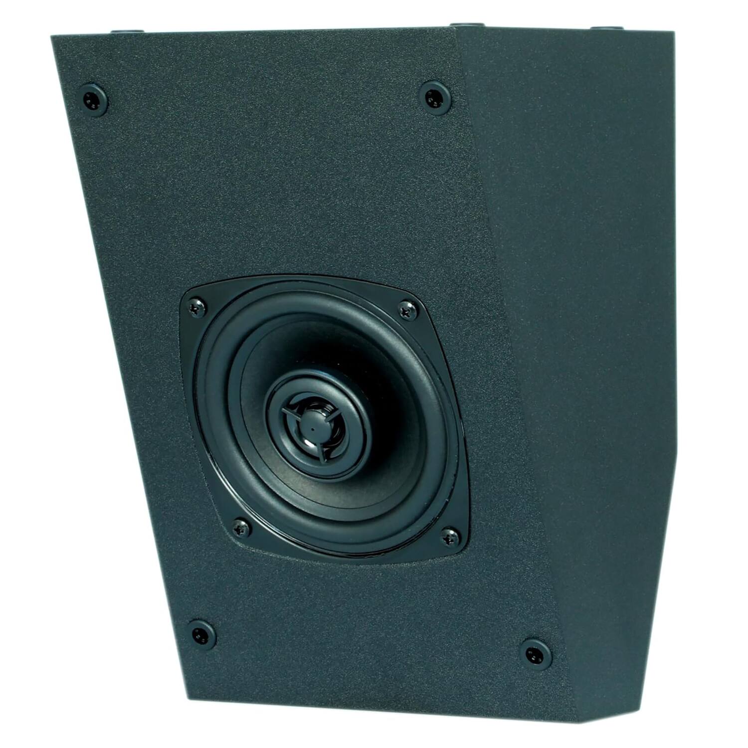Back. BIC America - RtR Elite S2040 4.5" 100W Dual-Angle On-Wall Surround Speakers, Dolby Atmos Compatible, 8 Ohm - Matte Black.