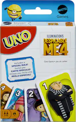 Mattel - Games - UNO Despicable Me 4 Card Game - GAMES (MISC) - Multicolor