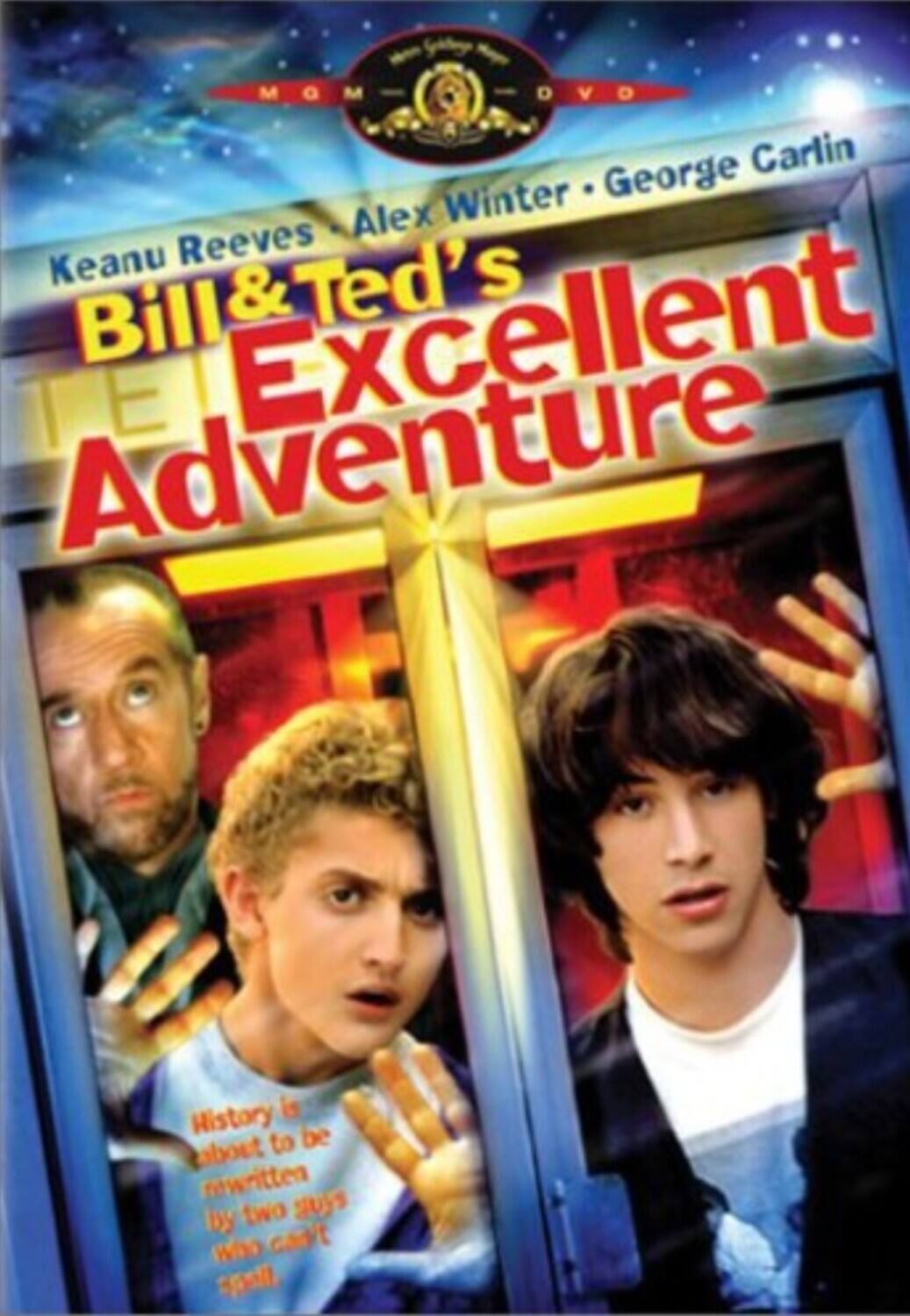 Front. Bill & Ted's Excellent Adventure   - DVD.