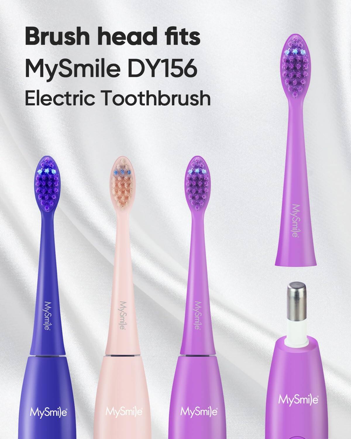 Brush head fits MySmile DY156 Electric Toothbrush MySmile MySmile MySmile MySmile MySmile MySmile MySmile MySmile MySmile
