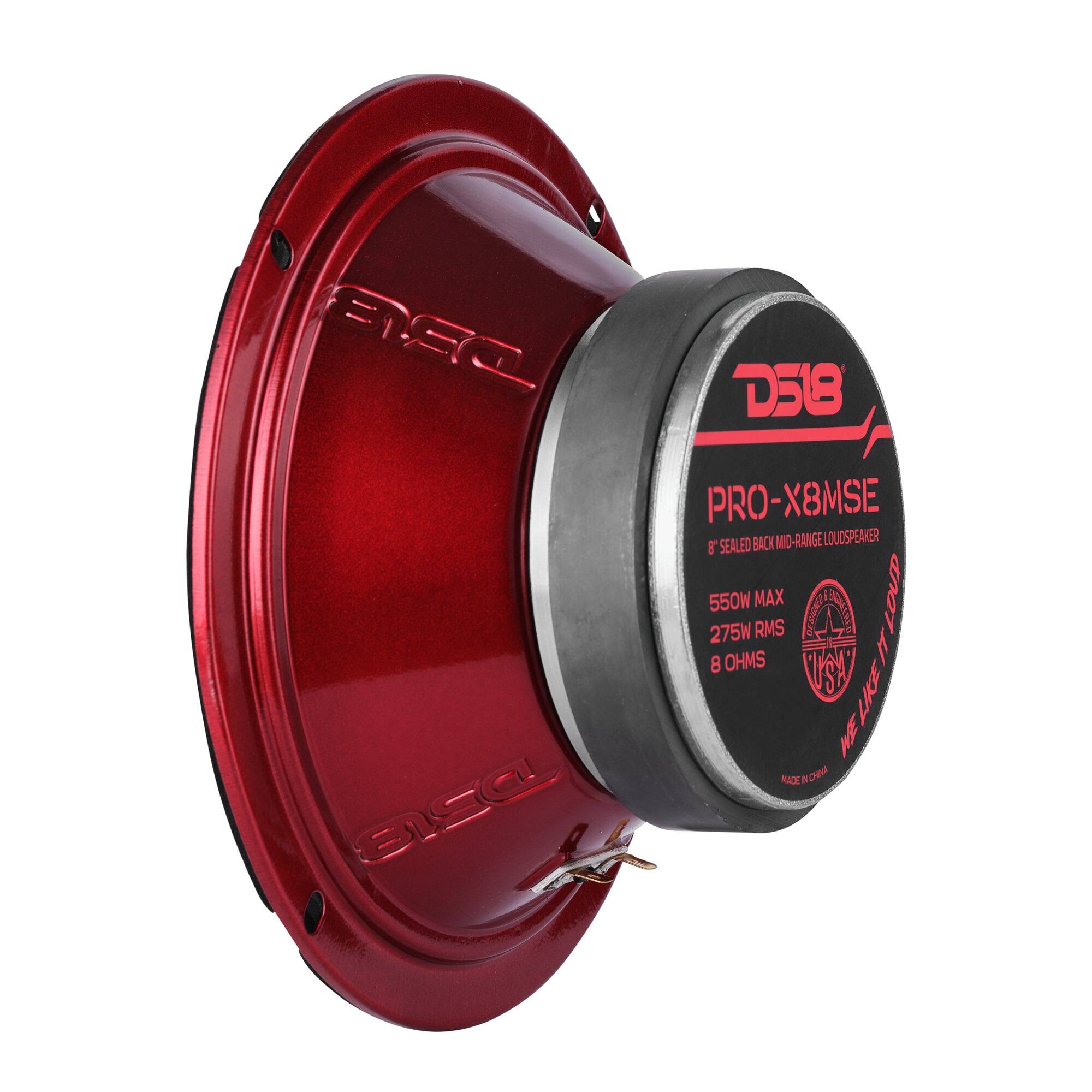 BEC DBB  
D518 PRO-X8MSE 8 SEALED BACK MID-RANGE LOUDSPEAKER  
550W MAX 275W RMS 8 OHMS  
MADE IN CHINA