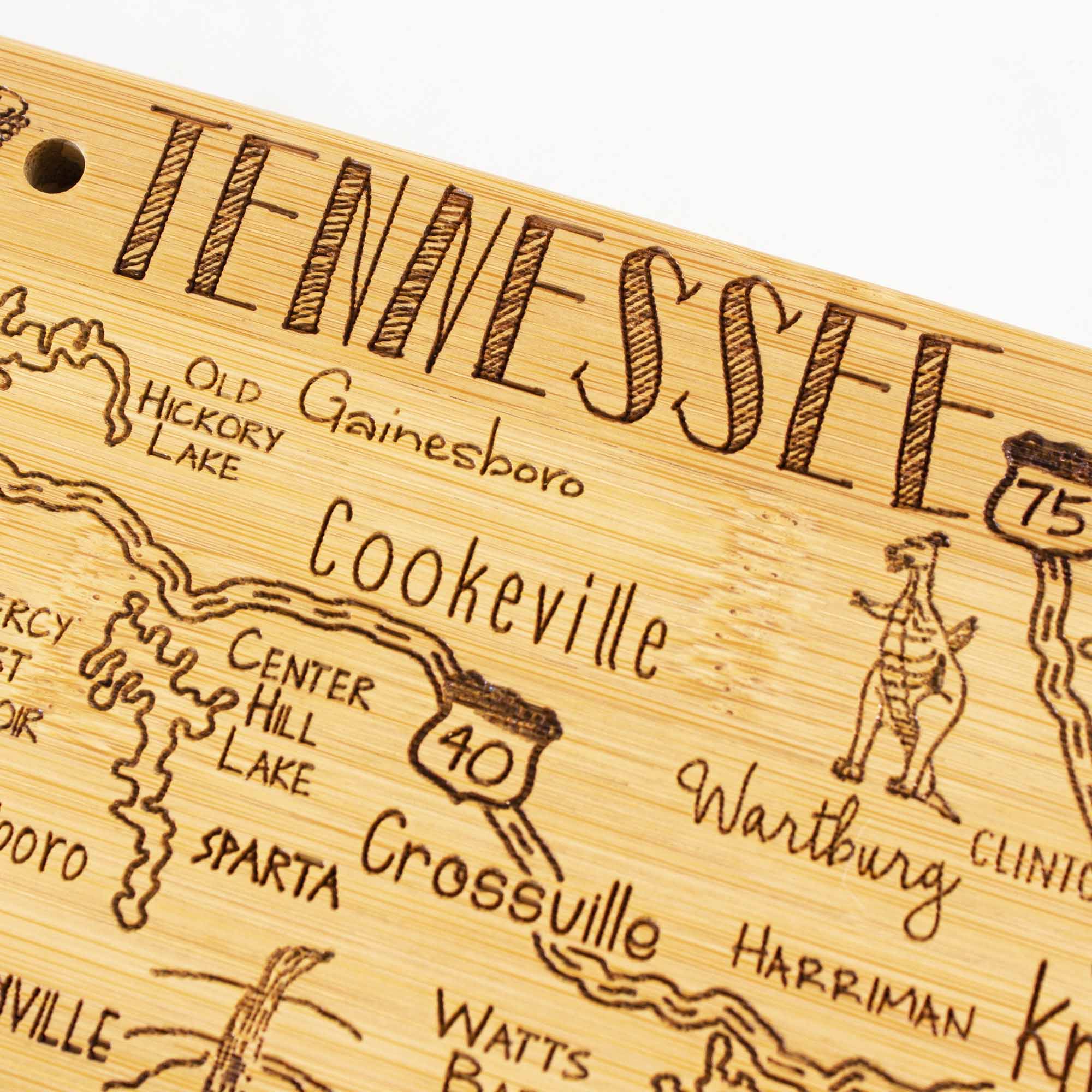 TENNESSEE  
OLD HICKORY LAKE  
Gainesboro  
Cookeville  
CENTER  
HILL LAKE  
40  
SPARTA  
Crossville  
Wartburg  
CLINTON  
VILLE  
WATTS  
HARRIMAN  
KNOXVILLE