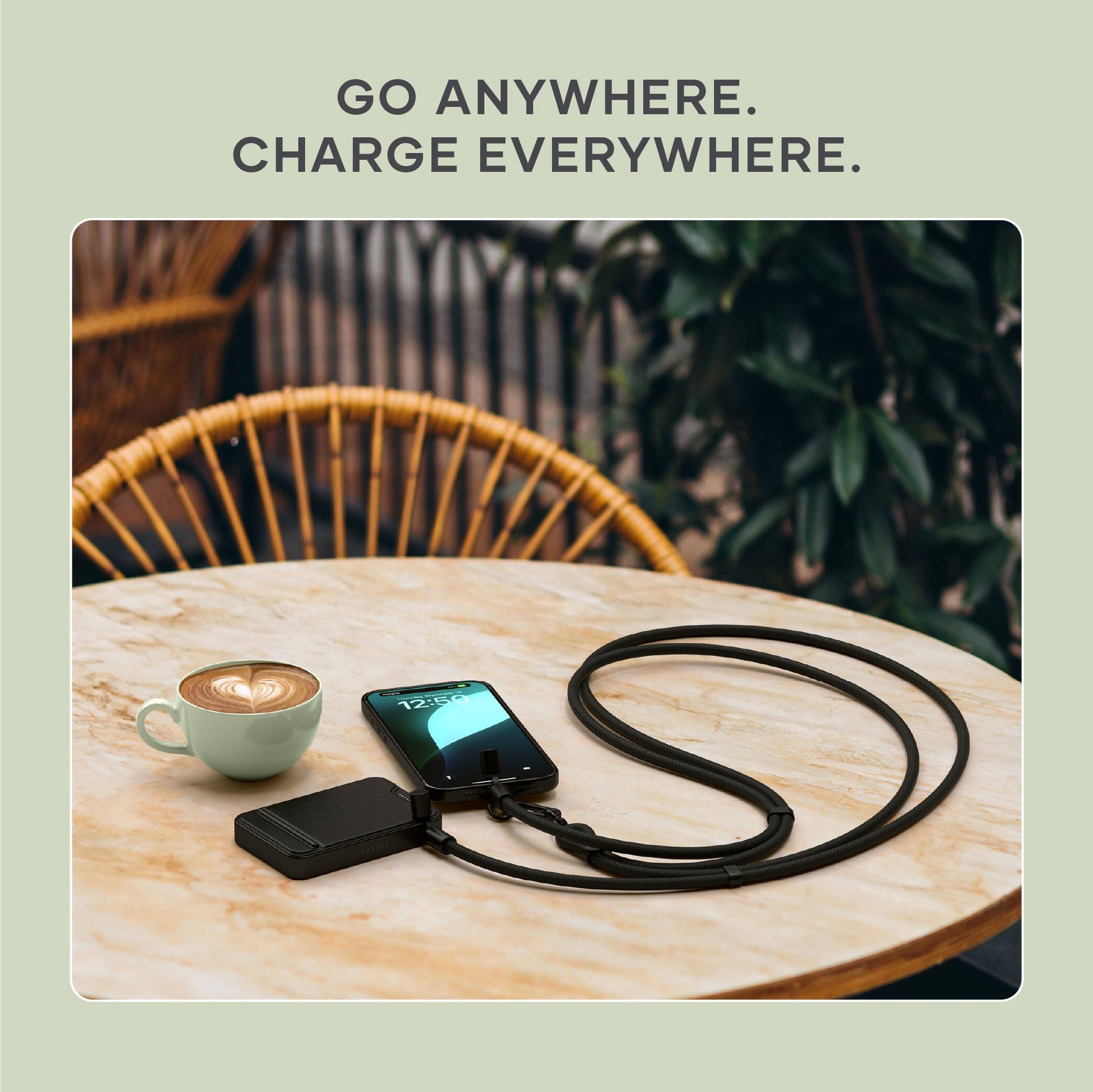 GO ANYWHERE.  
CHARGE EVERYWHERE.