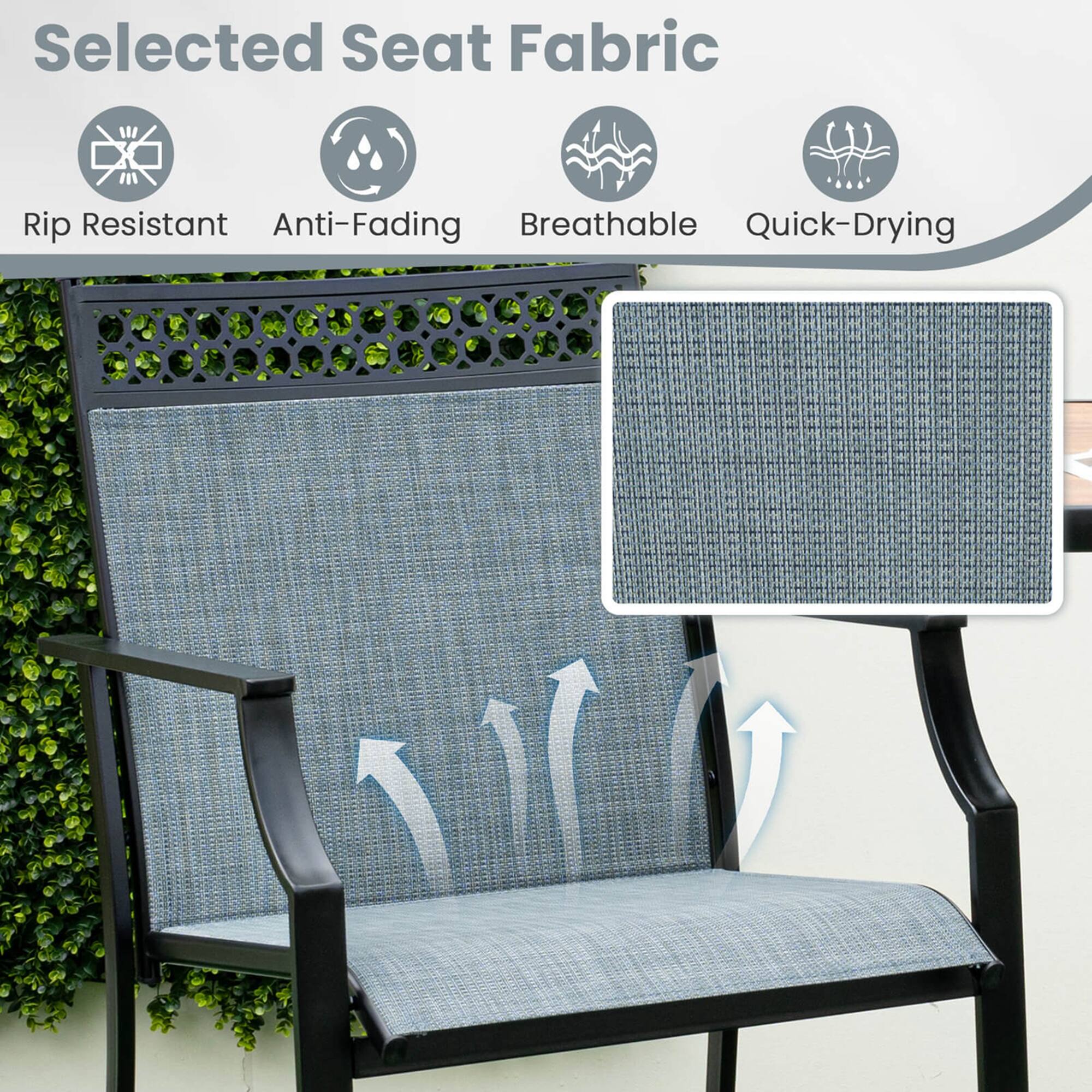 Selected Seat Fabric

- Rip Resistant
- Anti-Fading
- Breathable
- Quick-Drying