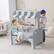 Alt View 1. Costway - Costway 2 in 1 Kids Play Kitchen& Restaurant Double Sided Wooden Kitchen Playset Toddler - Grey.