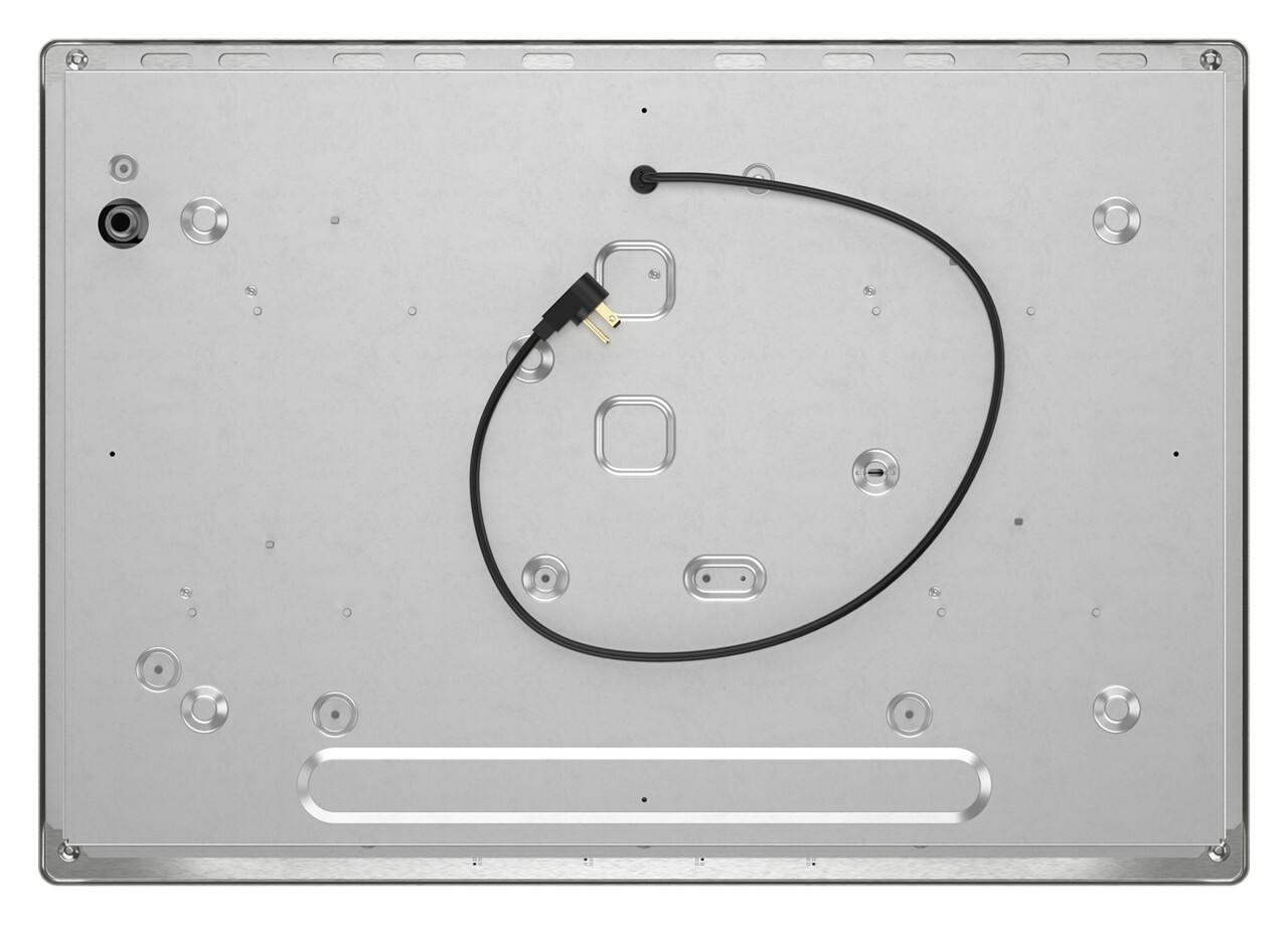 Back. Whirlpool - 30" Built-In Gas Cooktop with EZ-2-Lift Hinged Cast-Iron Grates - Black.