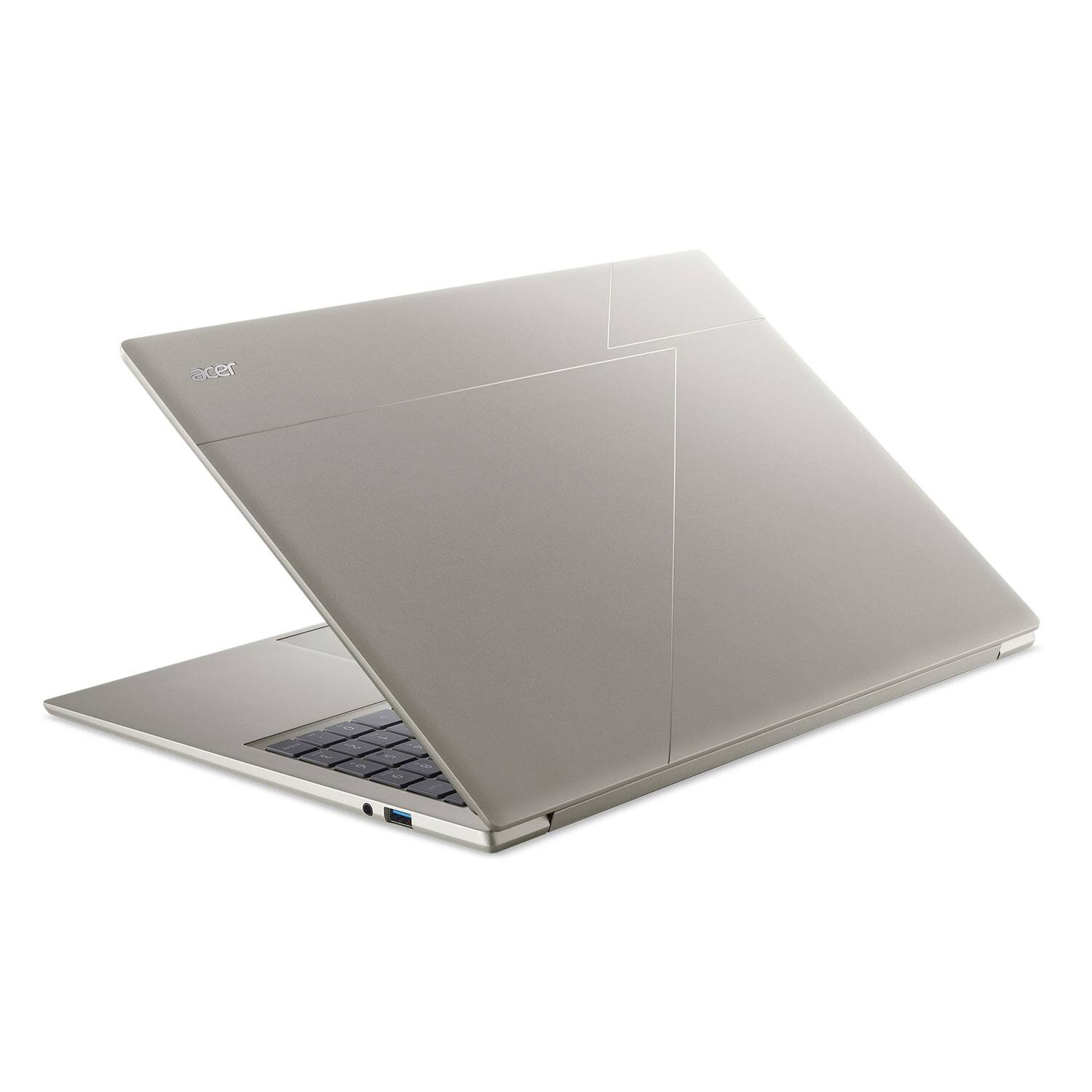 Alt View 18. Acer - Swift Go 16 AI - Copilot+ PC - 16" OLED Touch Laptop - Intel Core Ultra 7 355 2026 - 16GB Memory – 1TB Storage - Vapor Silver.