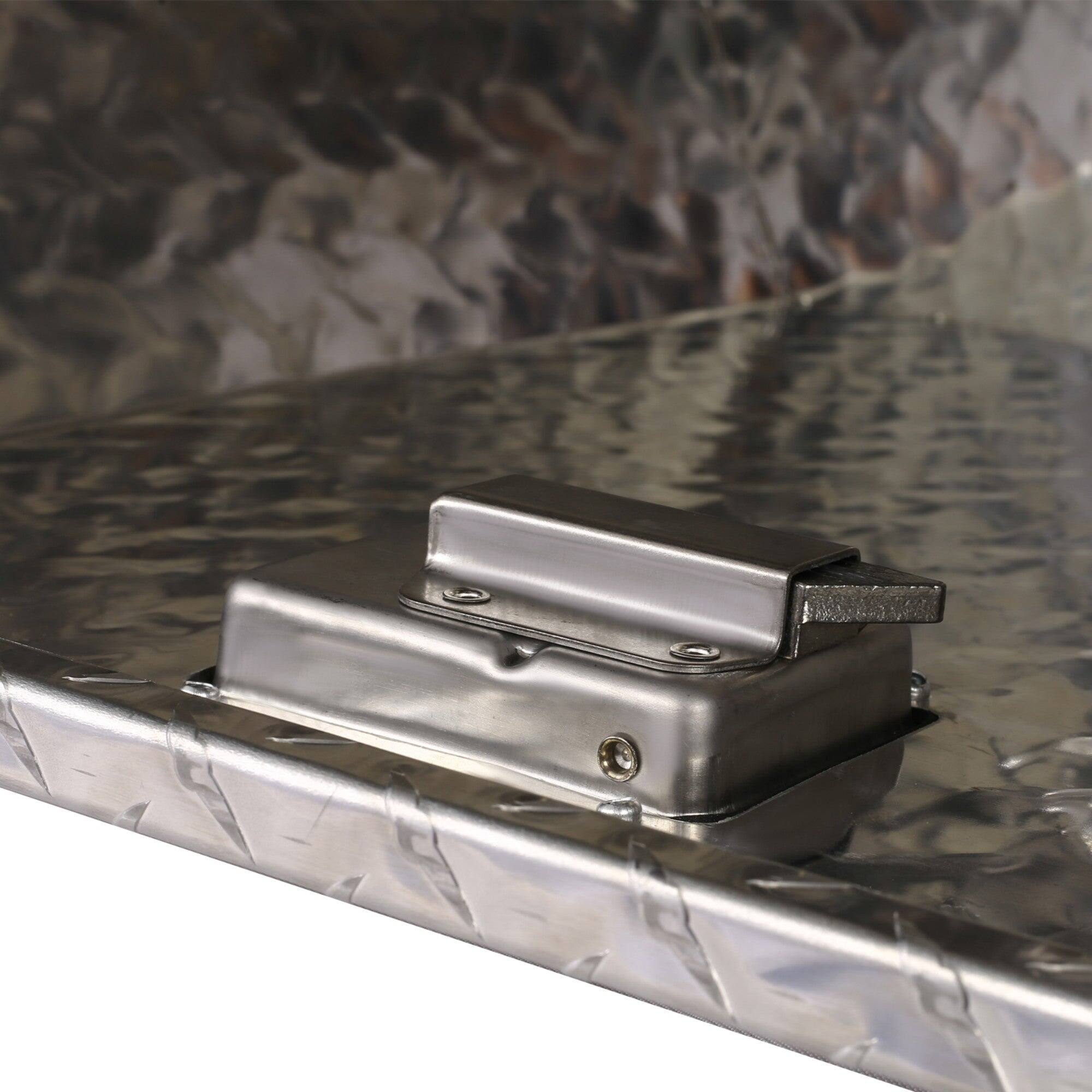 Alt View 4. Boyel Living - Silver 29x16.5x18.5-Inch Aluminum Heavy-Duty Truck Bed Underbody Tool Box.