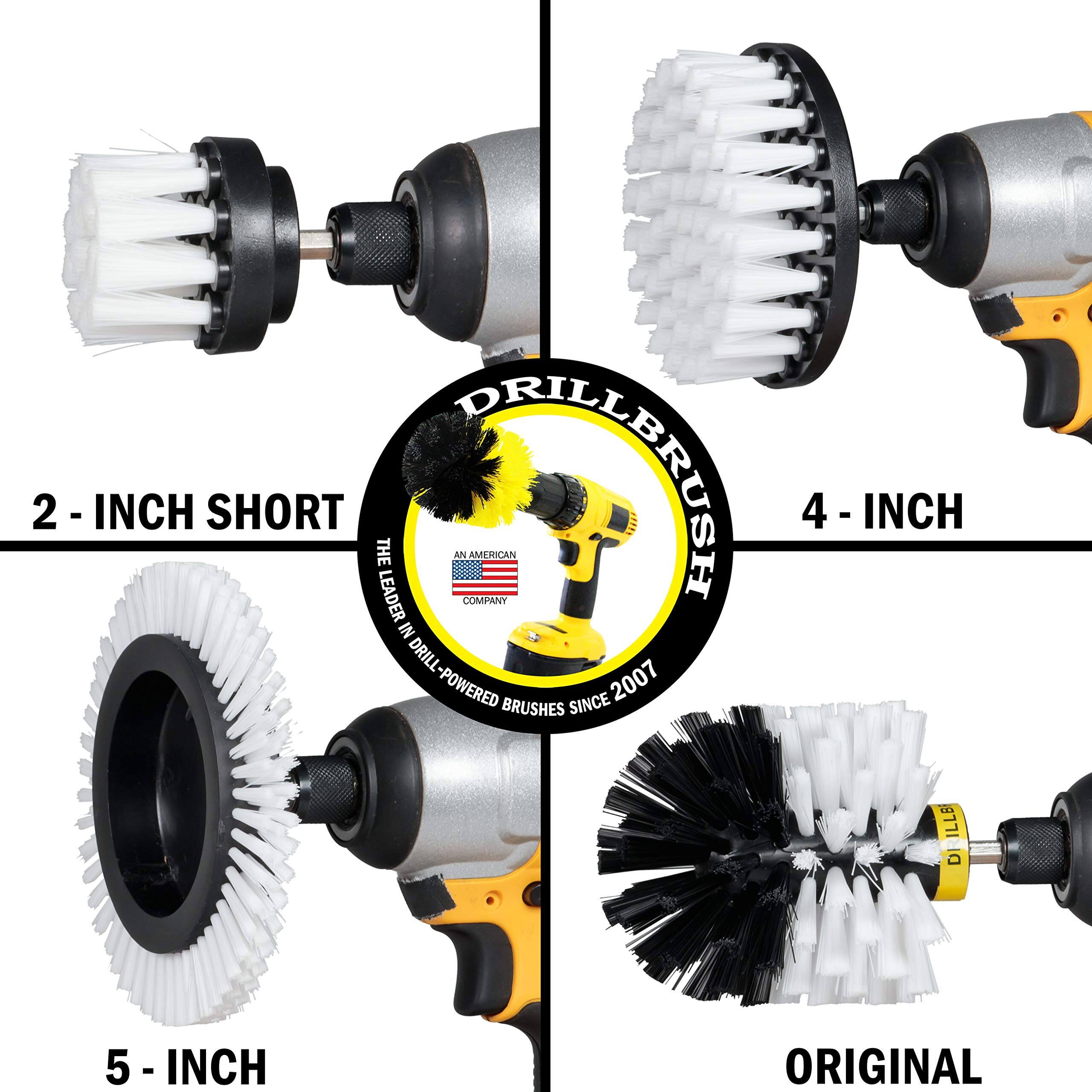 2 - INCH - SHORT, 4 - INCH, 5 - INCH, ORIGINAL, THE LEADER AMERICAN COMPANY DRILL POWERED BRUSHES SINCE 2007