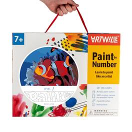 Artwille - Paint By Number Kit Fish In Coral