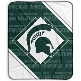 Pegasus - Michigan State Spartans 50" x 60" Diamond Logo Fleece Blanket - Multicolor