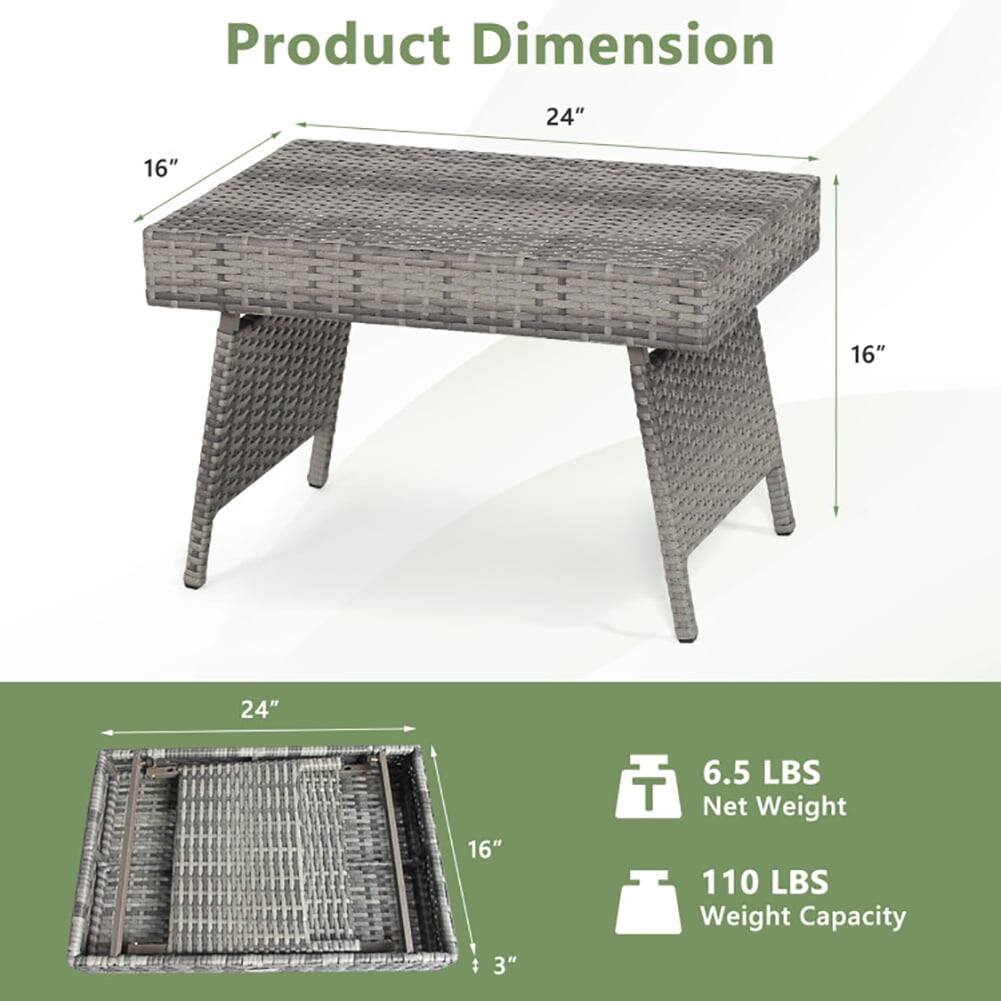 Product Dimension: 24" x 16" x 16"  
Net Weight: 6.5 LBS  
Weight Capacity: 110 LBS
