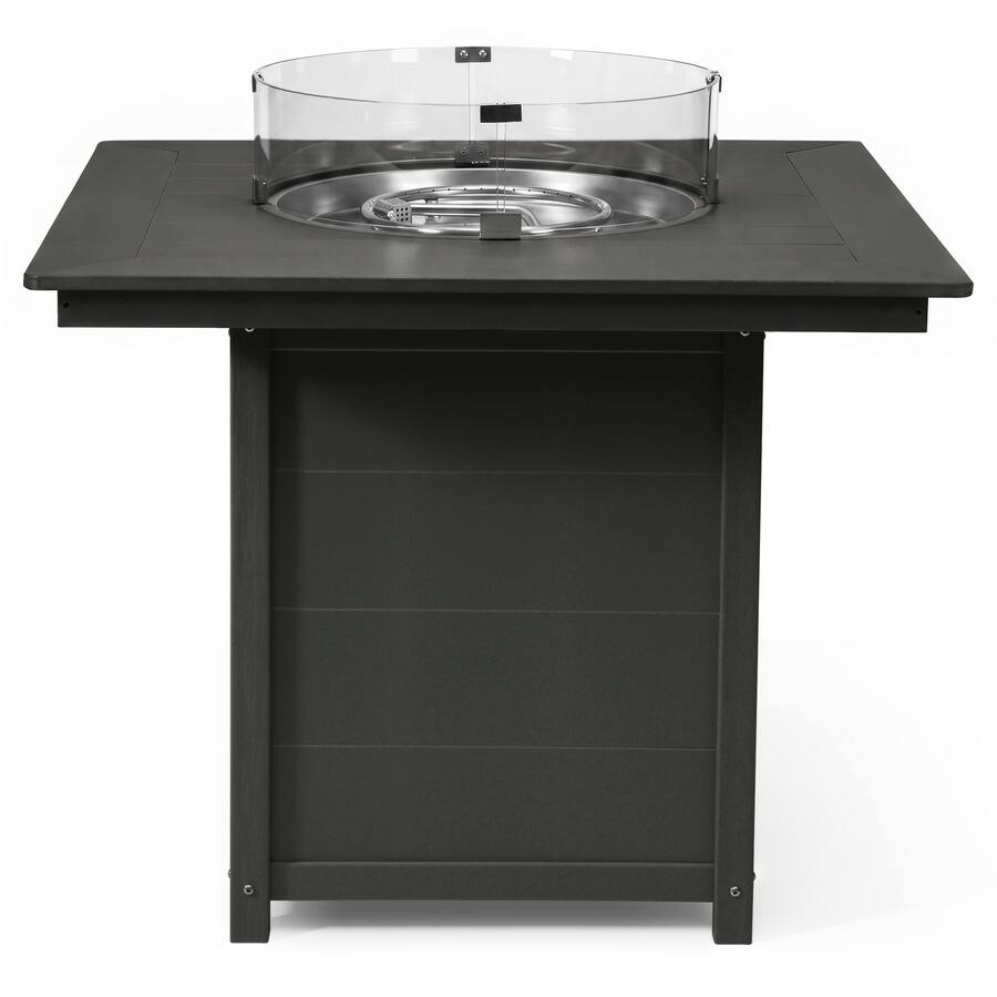 WestinTrends Helios 42" Modern Outdoor Patio Gas Propane Square Fire ...
