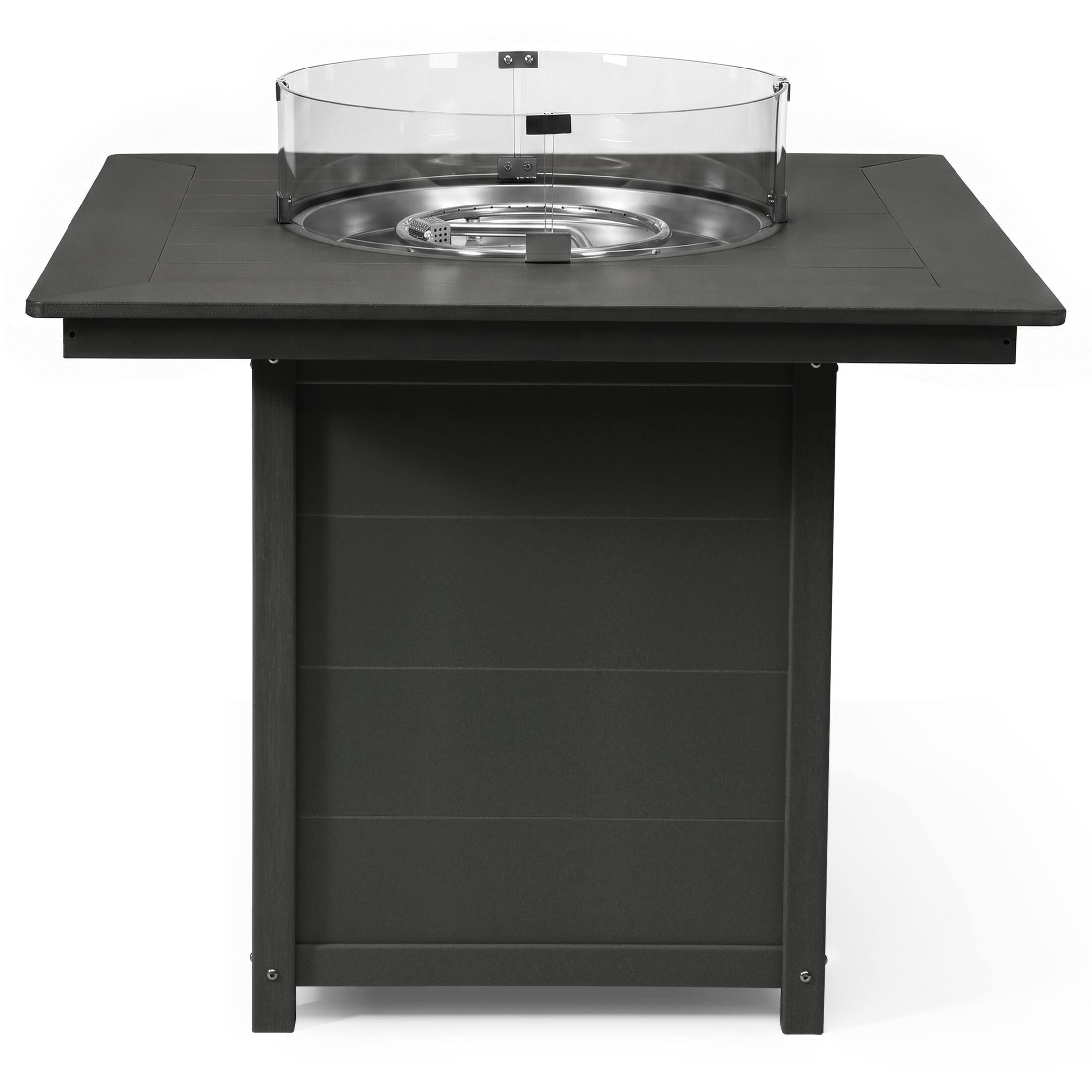 WestinTrends Helios 42" Modern Outdoor Patio Gas Propane Square Fire ...