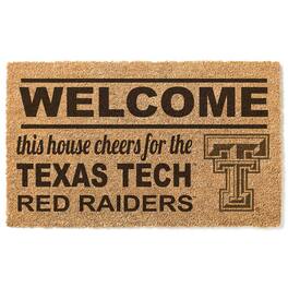 Jardine - Texas Tech Red Raiders 18" x 30" Welcome Doormat - Brown
