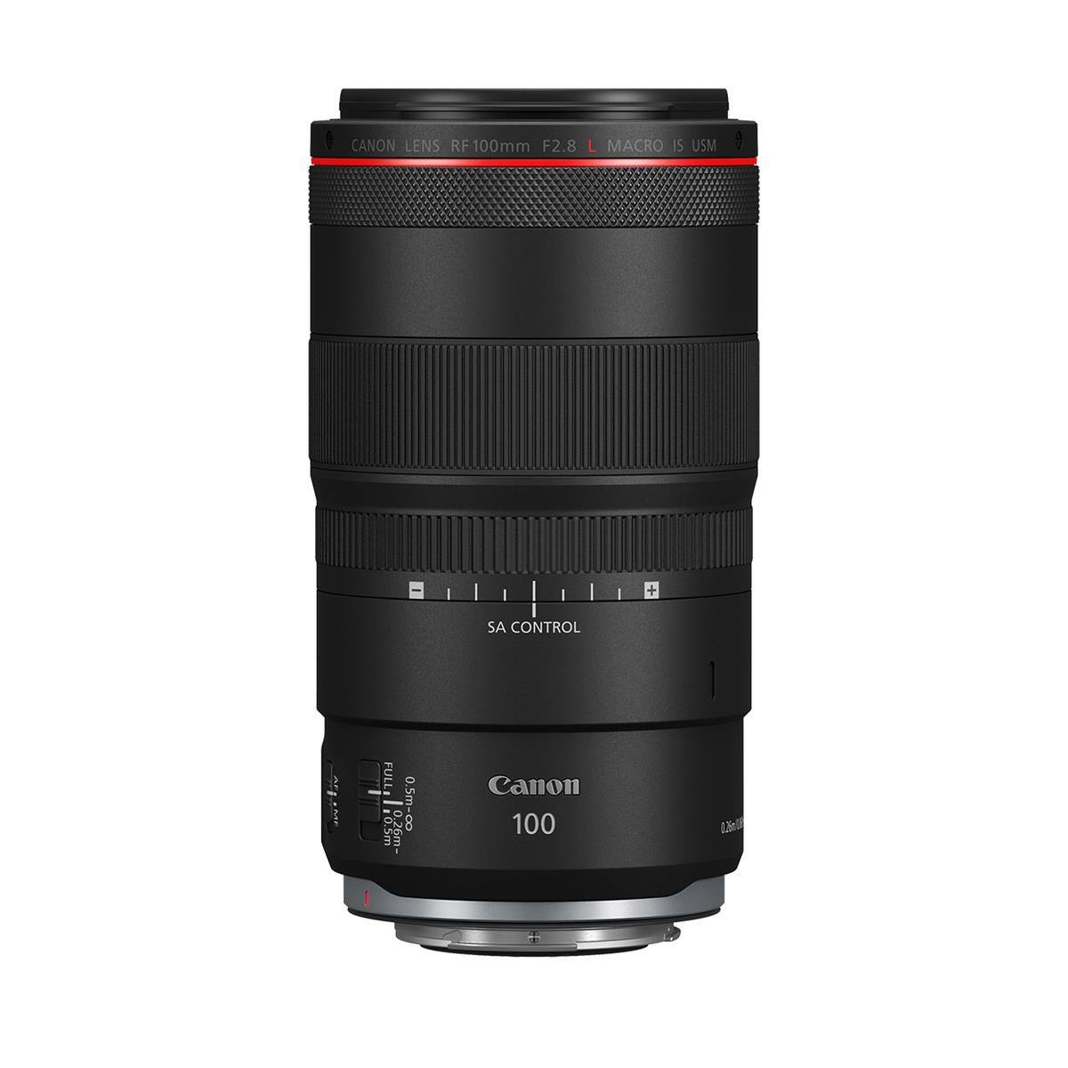 CANON LENS RF 100mm F2.8 L MACRO IS USM + SA CONTROL ! AMF FULLS 0.5m PuSiaO 0.26m- Canon 100 4,5nl