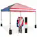 Front. Best Choice Products - Best Choice Products 10x10ft Easy Setup Pop Up Canopy w/ 1-Button Setup, Wheeled Case, 4 Weight Bags - American Flag - American Flag.