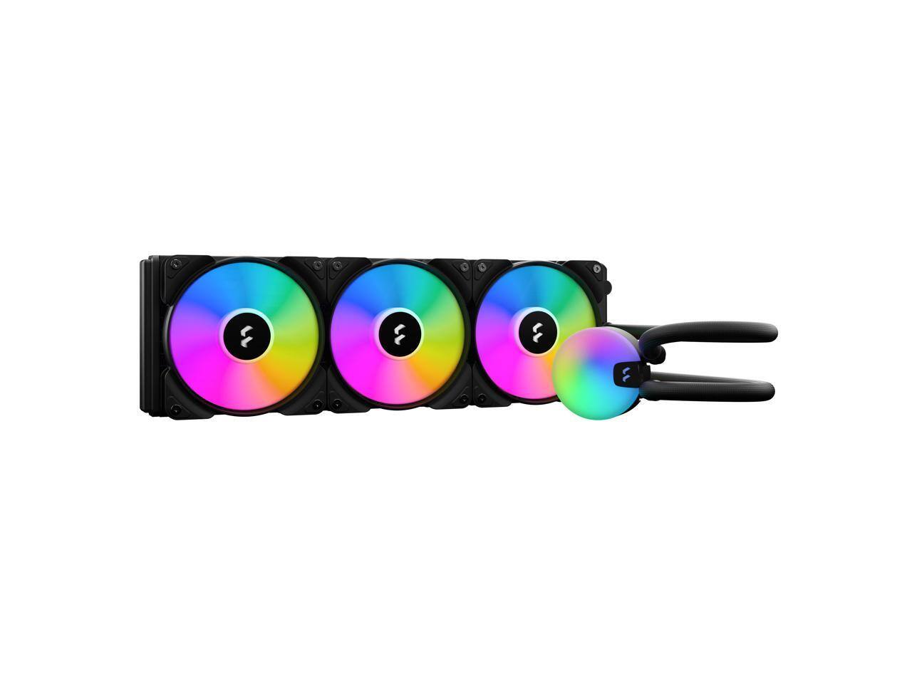 Alt View 1. Fractal Design - Fractal Design Lumen S36 v2 RGB AIO CPU Cooler, RGB x3, Intel & AMD Compatible - RGB.