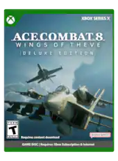 XBOX SERIES X
ACE COMBAT 8: WINGS OF THE VENUS | DELUXE EDITION
TEEN | ESRB
Requires content download
BANDAI NAMCO
GAME DISC | Requires: Xbox Subscription & Internet