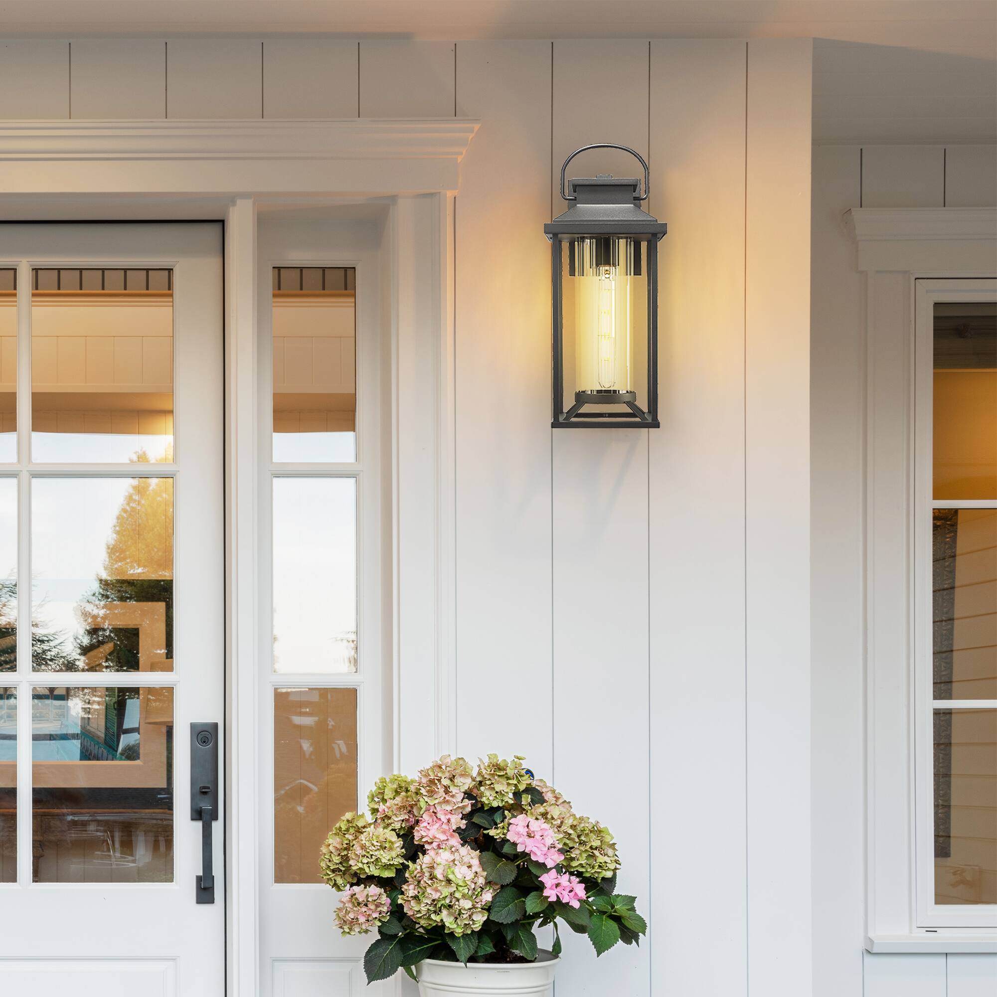 Alt View 1. Akoasm - Anti-Rust Waterproof Outdoor Porch Lights Modern Outdoor Wall Sconce Lantern for House, Front Porch, Coach (2 Pack).