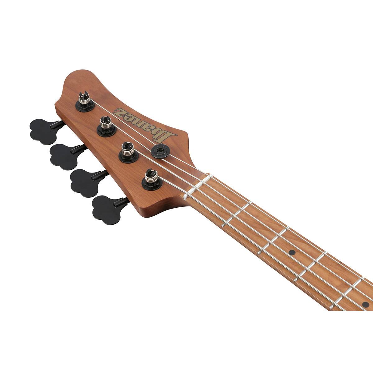 Alt View 7. Ibanez - Ibanez MDM Mode MDM1300 Electric Bass Guitar, Natural Stained Amber Burst.