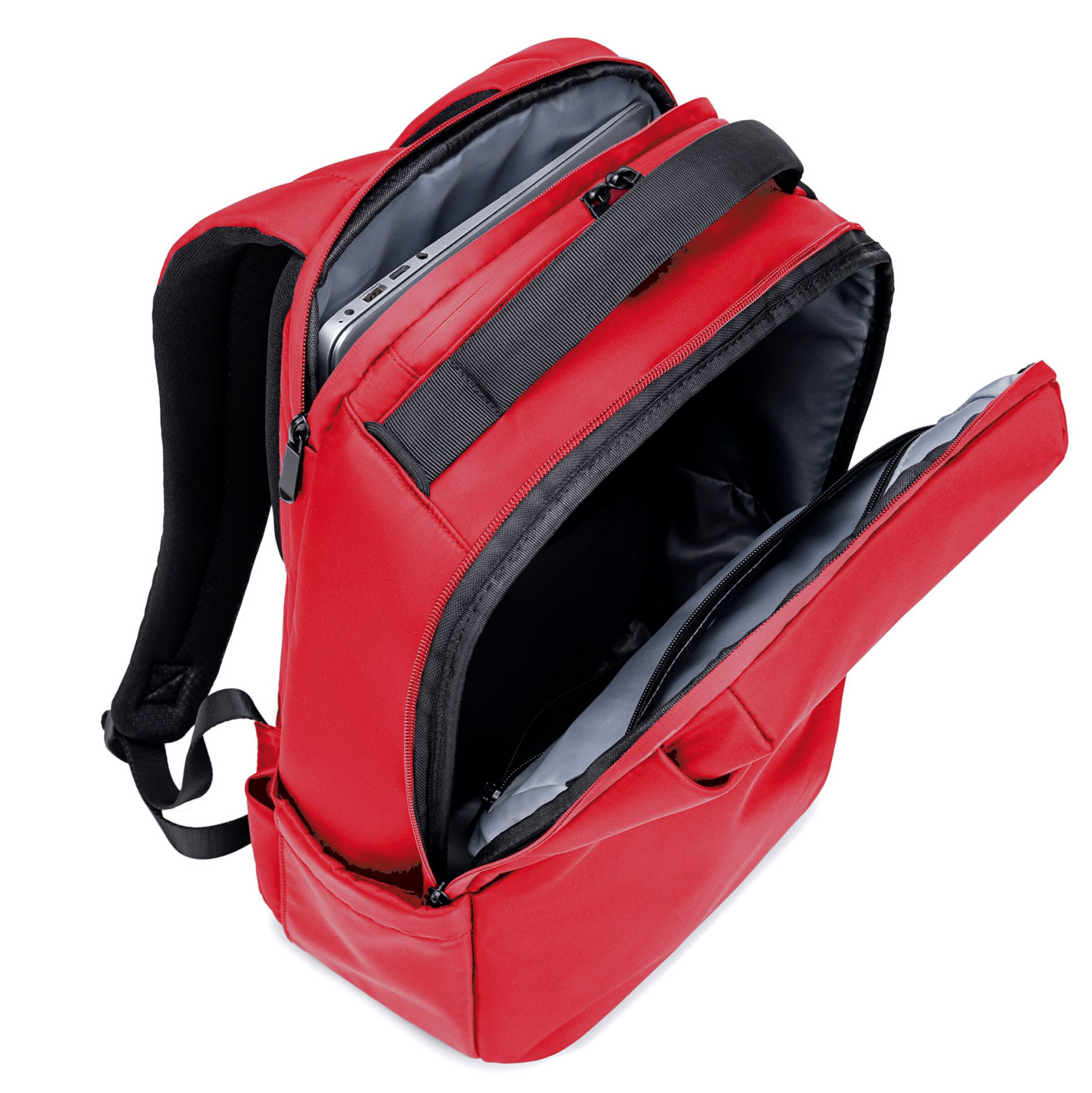 Alt View 6. Lux & Nyx - Lux & Nyx - Origami 16" Laptop Backpack - Cardinal Red - Cardinal Red.