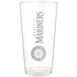 Great American Products - Seattle Mariners Etched 16oz. Vertical Rally Cry Pint Glass - Multicolor