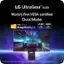 LG UltraGear OLED is the world's first VESA certified Dual Mode monitor. It features a 240 Hz refresh rate and AdaptiveSync technology, making it ideal for both gaming and professional use. The monitor supports 2160P resolution at 1080P, providing sharp and clear visuals. However, actual refresh rates may vary depending on the computer's graphics specifications and configurations.