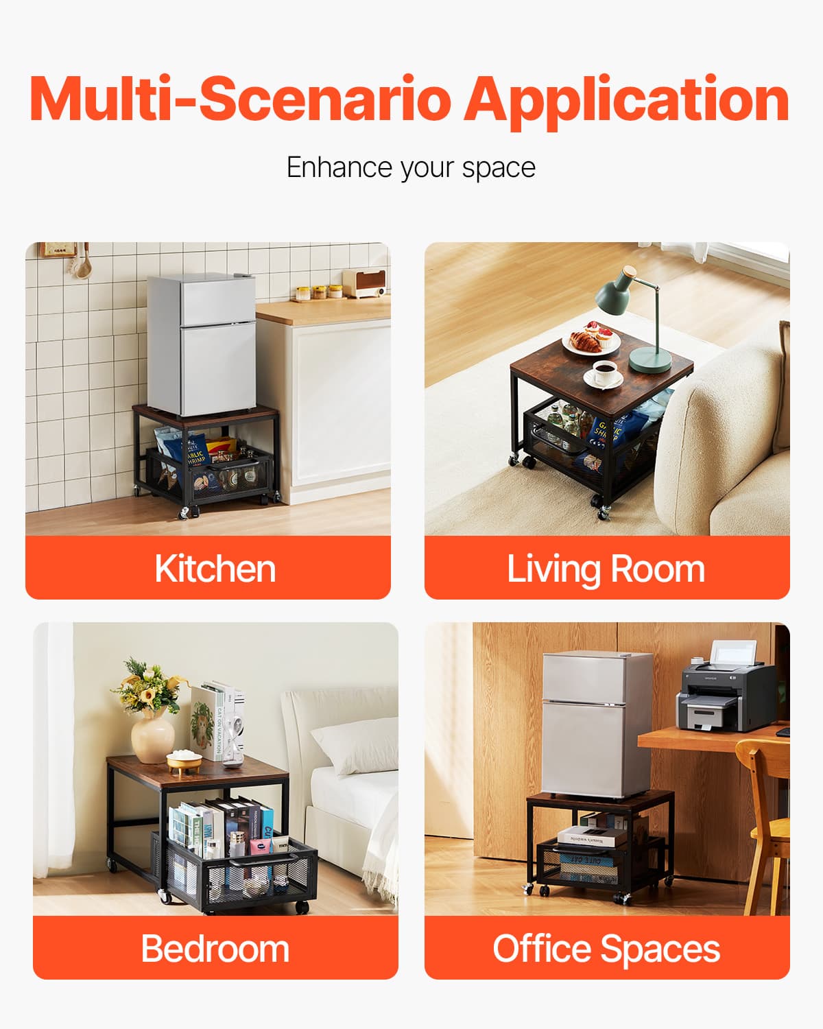 Multi-Scenario Application Enhance your space
Kitchen
Living Room
Bedroom
Office Spaces