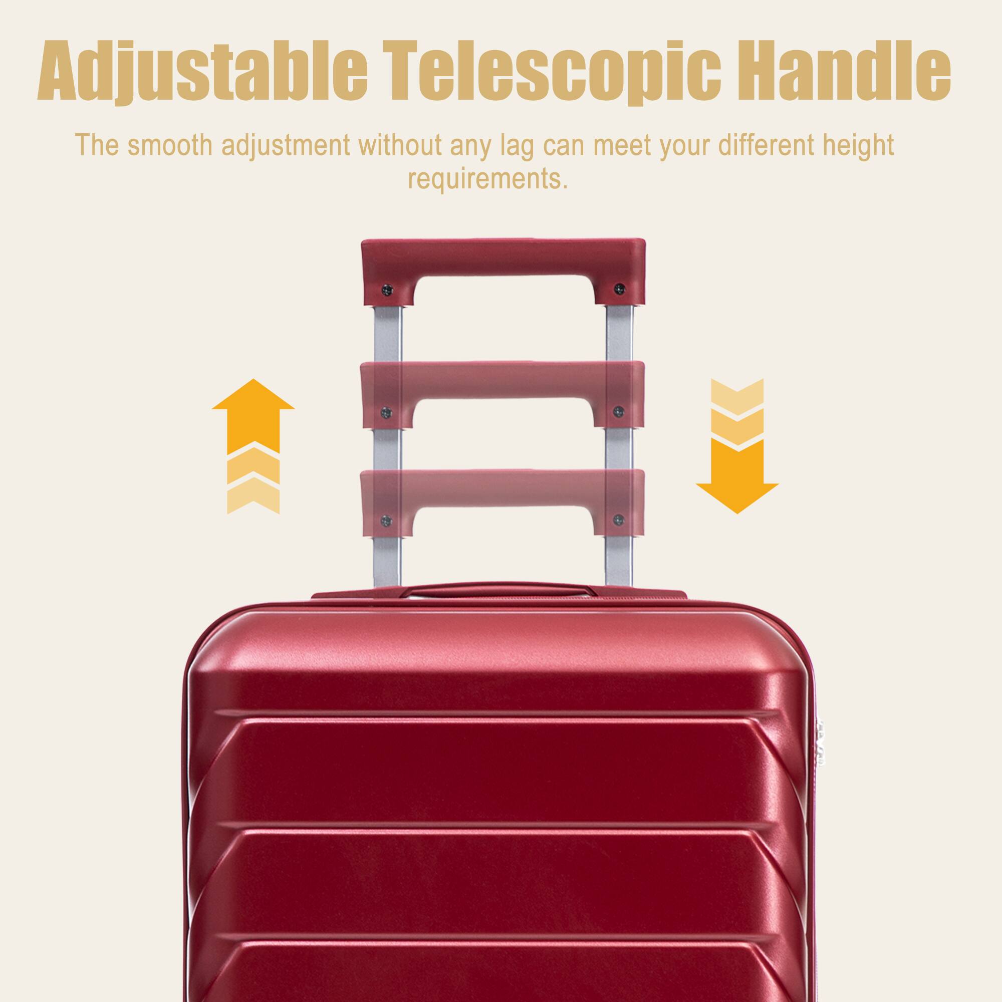 Adjustable Telescopic Handle  
The smooth adjustment without any lag can meet your different height requirements.