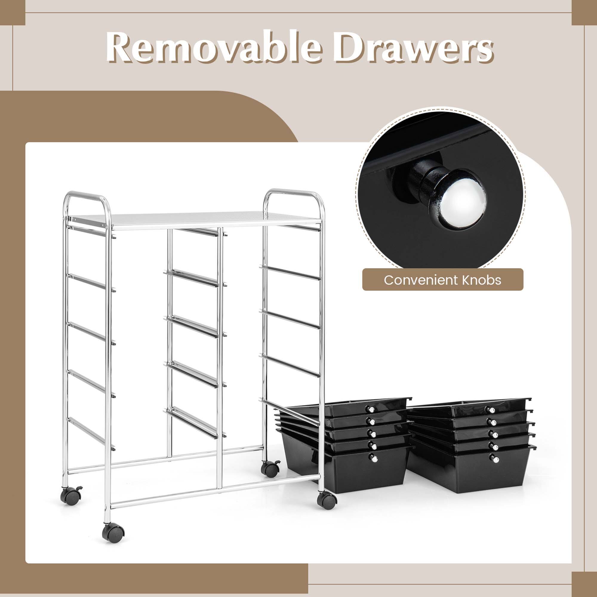 Removable Drawers Convenient Knobs