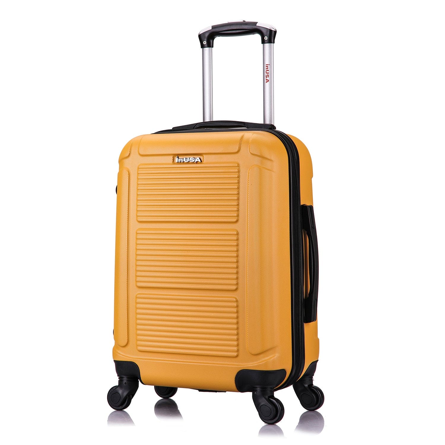 "InUSA - Pilot lightweight hardside spinner luggage 20"" carry-on - MUSTARD" price history on PriceWatchPro