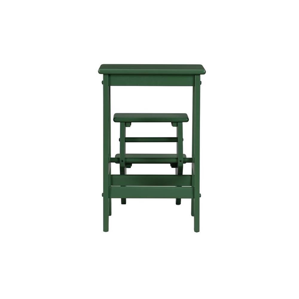 Front. Boraam - Niko Folding 24.5" Step Stool - Equestrian Green Finish - Green.