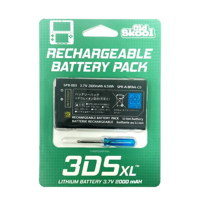 Old Skool

RECHARGEABLE BATTERY PACK SPR-003 3.7V 2000mAh 6.5Wh SPR-A-BPAA-CO MKF503E01 SPR-001 Li-ion 00

RECHARGEABLE BATTERY PACK Li-ion battery BATTERIE RECHARGEABLE batterie au Li-ion

FOR/POUR/PARA 3DS XL LITHIUM BATTERY 3.7V 2000 mAh