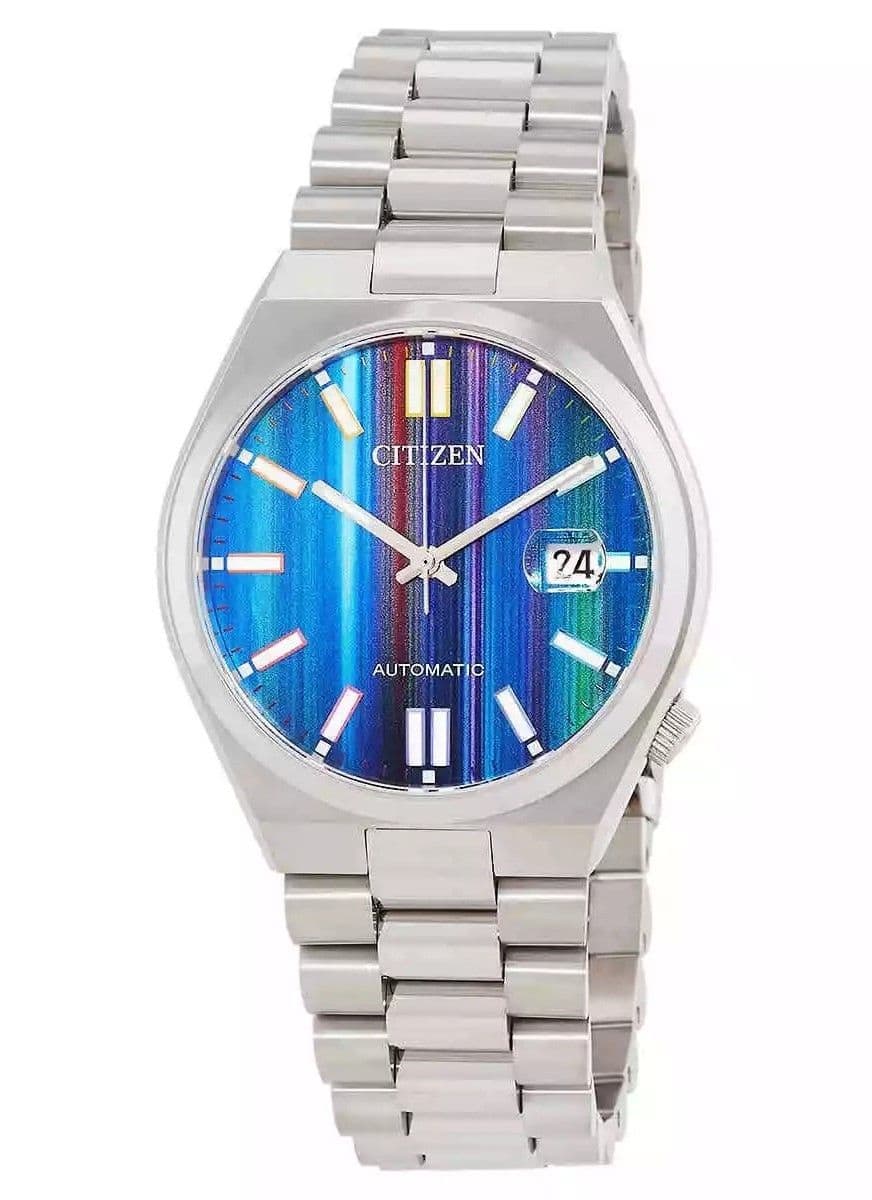 Citizen - Tsuyosa Automatic 21 Jewels NJ0151-53W Mens Watch Stainless Steel Multicolor Dial 50M - Rainbow