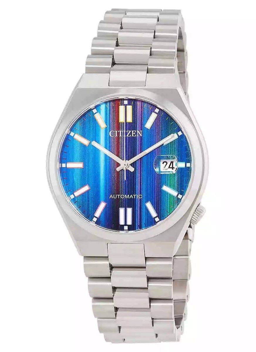 Citizen - Tsuyosa Automatic 21 Jewels NJ0151-53W Mens Watch Stainless Steel Multicolor Dial 50M - Rainbow