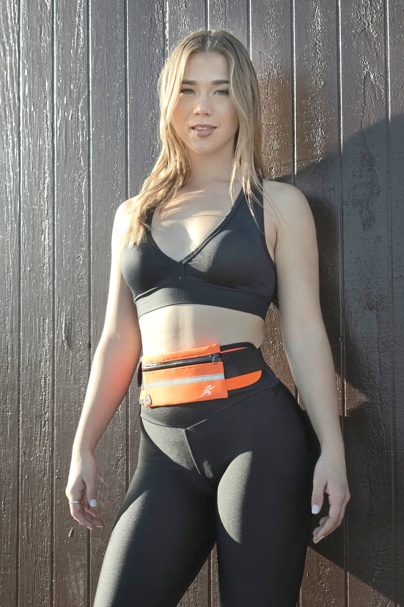 Alt View 4. JupiterGear - Sports Running Belt and Travel Fanny Pack for Jogging, Cycling and Outdoors with Water Resistant Pockets - Orange.