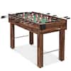 Front. Best Choice Products - Best Choice Products 48in Foosball Table for Kids & Adults, Arcade Soccer Game Table w/ 2 Balls - Walnut - Walnut.