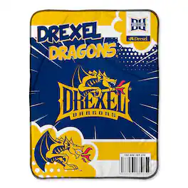 Chad & Jake - Drexel Dragons 30" x 40" Comic Theme Baby Blanket - Multicolor
