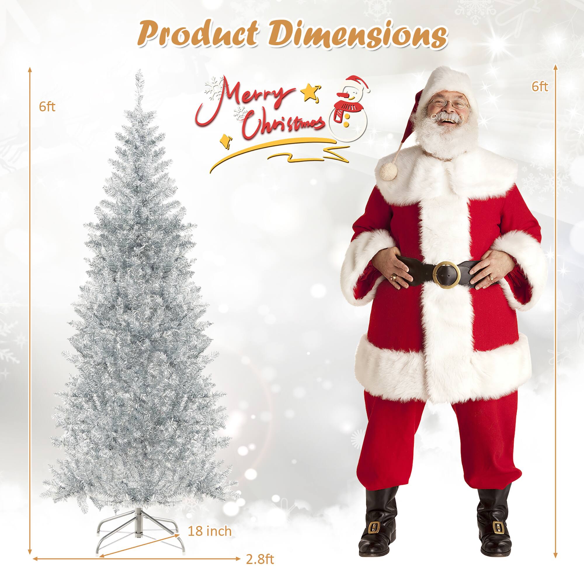 Product Dimensions

Merry Christmas

6ft

18 inch

2.8ft

6ft