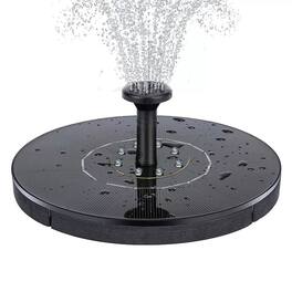 MOVSSOU - Solar Fountain Pump for Bird Bath Garden Outdoor - Black