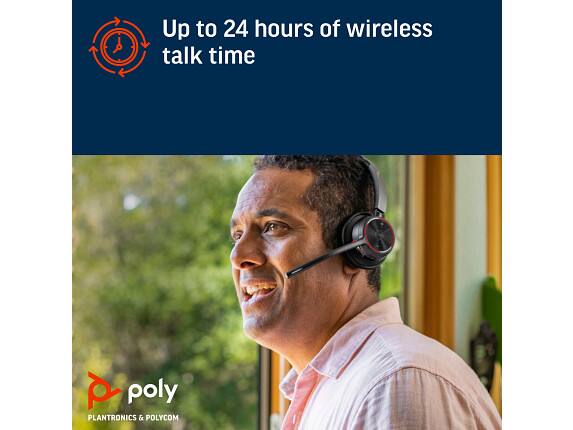 Up to 24 hours of wireless talk time

poly
PLANTRONICS & POLYCOM