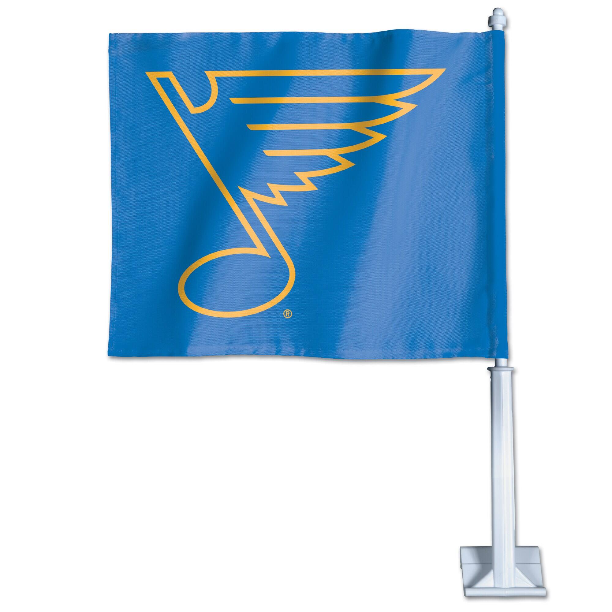 Alt View 1. WinCraft - St. Louis Blues Double-Sided Car Flag - Multicolor.