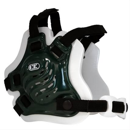 Front. Cliff Keen - Cliff Keen F5 Tornado Wrestling Headgear - Dark Green/White/Black - Dark Green/White/Black.