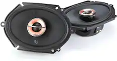 Front. Infinity Mobile - Infinity 6x8 Inch 2 Way 300 Watt Multi Element Speaker No Grill - Black/Gray.
